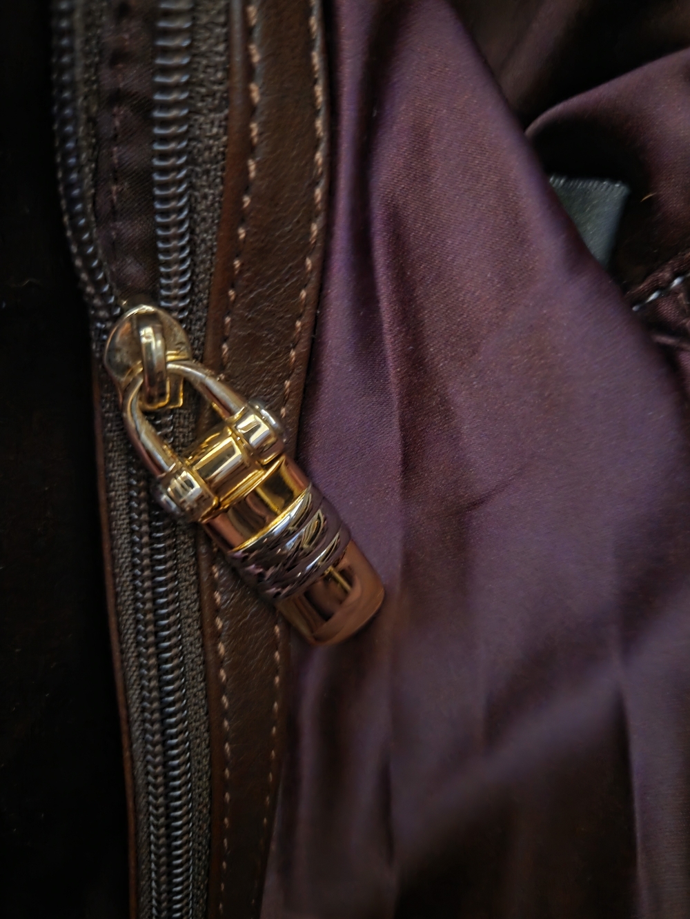 B. Makowsky Burgundy Leather Tote Bag MSRP $298 - Picture 14 of 15